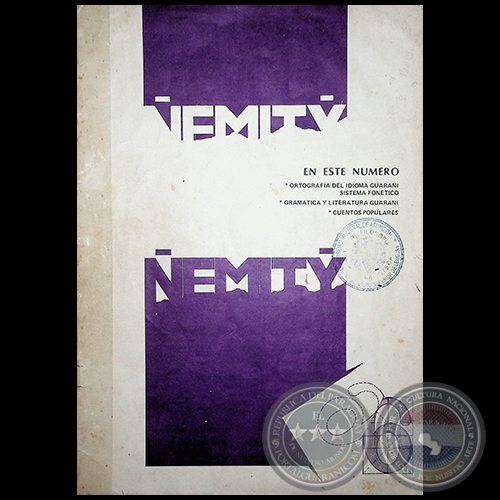 ÑEMITY N° 6 - Revista Bilingüe de Cultura - 1980